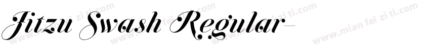 Jitzu Swash Regular字体转换